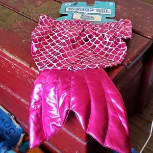 🔴Mermaid Tail puppy apparel